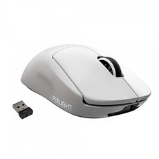 Logitech G PRO X SUPERLIGHT 무선 게이밍 마우스 서유럽 포장 PC / Mac-흰색, 단일상품, 단일상품