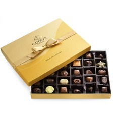 Godiva Chocolatier 고디바 쇼콜라티에 초콜릿 골드 선물상자 모둠 36pc. 1온스 선물용, 36 Count (Pack of 1)