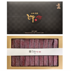 명품마을 프리미엄 수제 한우 육포 선물 세트 +쇼핑백