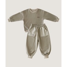 보나츠 나츠 피그먼트 스웻 셋업_DOVE GRAY