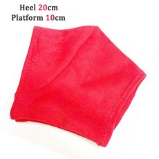 댄스부츠 여성용 스웨이드 커버 내마모성 탄성 스틸 튜브 학생 훈련 보호 힐 20cm
