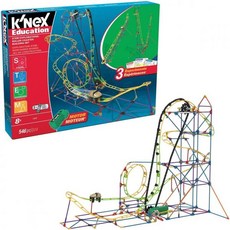 KNEX 교육용 ‒ STEM 탐험 롤러코스터 빌딩 세트 - 546피스 이상 건설 교육 장난감, 1개