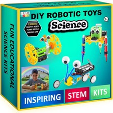남학생용 과학 로봇 키트 STEM 장난감 어린이용 DIY 교육 예술 및 공예 실험 구축 프로젝트 8세 9세 10세 11세 12세 남녀 최고의 생일, 남학생용 과학 로봇 키트 STEM 장난감 어린이용 DI
