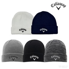 캘러웨이 2024 투어 비니 남성 겨울모자, 블랙