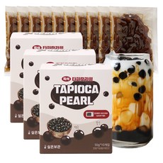 마녀의부엌 상온 즉석 타피오카펄 3box, 50g, 10개입, 3개