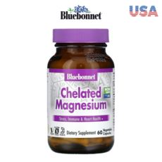 블루보넷 킬레이트 마그네슘 Chelated Magnesium 60캡슐 킬레이트화