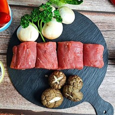 국내산 냉장 돼지 안심 2kg 한돈 생고기 고단백 식단 대용량 수비드, 통크기 절단없음, 1개
