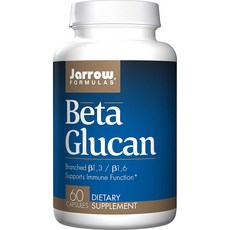 자로우포뮬러스 베타글루칸 250mg 60캡슐 1통 Beta Glucan, 1개