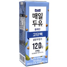 매일유업 매일두유 고단백, 190ml, 6개