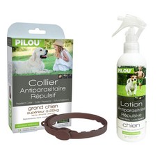 강아지 대형견 진드기 모기 기피제 산책 목걸이 스프레이 세트