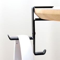 어썸컨셉 미니멀 헤드셋 데스크 거치대, 블랙, Type-A