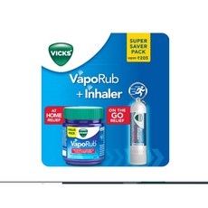 Vicks VapoRub 50 ML and 1 PCS Inhaler (Super Saver Pack0, 1개, 50ml