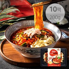 [꼬꼬빌] 심쿵 두부면 볶음짬뽕 200g x 10팩, 심쿵 두부면 볶음짬뽕 200g 10팩, 상세설명 참조