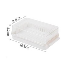 버터 커팅 투명 대용량 저온 냉장고 보관 치즈 신선 박스, [01] storage box, 1개