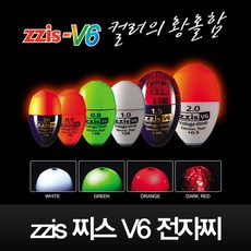 zzis 그린 컬러 찌스 전자찌 찌즈 지스 V6, 2.0, 1개