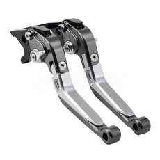 Super Soco TC TCmax TS TSx 확장형 접이식 브레이크 레버 CNC 알루미늄 빌릿 절삭레버, TitaniumSilverT, 1개