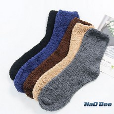 남성극세사두툼한수면양말280