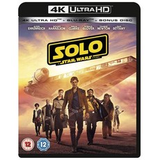 한 솔로 스타워즈 스토리 4K 블루레이 2018 지역 무료 UHD