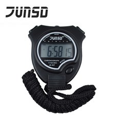 스톱워치 JS-307재판 학생 10도 3줄 60도 육상경기 러닝 전자 초시계 카운트다운, T01-1개