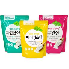 감동 베이킹소다 + 과탄산소다 + 구연산 세트 총6kg 천연세제, 1개