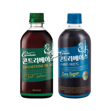 칸타타 콘트라베이스 500ml 디카페인블랙 12개+스위트아몬드 12개 총24개