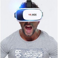 가상현실체험기기 (보기 3D영화감상)스마트 VR안경 가상 현실 BOX폭풍 매직미러 ar헬멧 4d일체형, T02-선명한 VR안경
