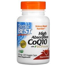 닥터스베스트 하이 앱솔션 CoQ10 100mg 베지 캡, 1개, 120정