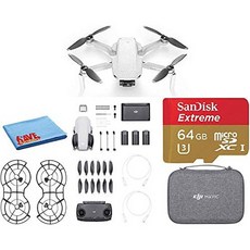 DJI Mavic Mini Foldable FlyCam Drone Fly More Combo with 2.7k HD Video 12MP Photo 3-Axis Gimbal 2, One Color_One Size, One Color_One Size, 상세 설명 참조0