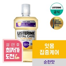 NEW 리스테린 토탈케어 검케어 마일드 구강청결제, 1개, 1L