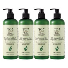 띵코 TC-7 다시마 씨위드 허브 두피 클리닉 헤어트리트먼트 500ml, 4개