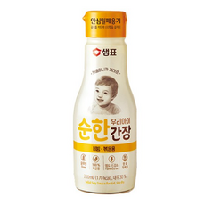 샘표 우리 아이 순한 간장 비빔 볶음용, 순한간장, 200ml, 28개