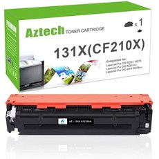 잉크토너 Aztech Compatible Toner Cartridge Replacement for HP 131X CF210X 131A CF210A (Black 1-Pac, 상세 설명 참조0, One Color