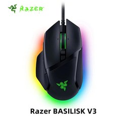  유선마우스 게이밍 마우스 무소음 레이저 시리즈 DeathAdde Essential Naga X V2 토너먼트 에디션 바실, 03 BASILISK V3, 한개옵션1 