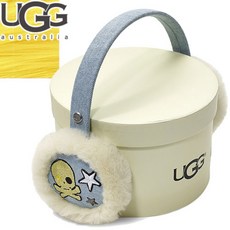 어그 미국 UGG 키즈 주니어 이어머프 귀도리 귀마개 방한 겨울 화이트 데님 17410