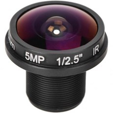1.88mm 미니 어안 카메라 렌즈 5MP HD 180° 광각 M12x0.5 1 3인치 및 4인치 CCD 칩셋용 나사산 CCTV 조리개 F2.0 포함, 1개
