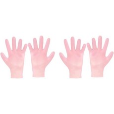 이펫붐 2쌍 보습 장갑 젤 속크스 방수 실용 건조 방지 손 관리 천연 균열 셉스 핑크용 치유