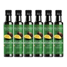 Olivado 올리바도 아보카도 오일 엑스트라 버진 콜드프레스 250ml 6팩, 6개