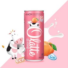 오라떼캔 피치맛, 240ml, 30개