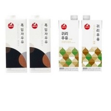 서울우유 건강세트 흑임자우유x4귀리우유x4 (한박스) 지방연소식품 귀리 다이어트, 15BOX, 750ml