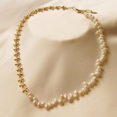 지그재그진주목걸이