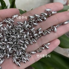 3*6mm 금도금 플라스틱 쌀형 비즈 수제비즈 의류 공연 머리장식 신발 모자 가방 DIY 액세서리, 은색 은빛, 옵션1