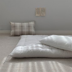 안단테아다지오 두꺼운 아기 토퍼형 천연 목화요솜 100% 사계절 낮잠 패드 맞춤제작, 5겹 일반면, 1개