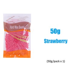제모 왁스 빈 핫 필름 무통 왁싱 비즈 하드 빈 가열 기계 비키니 얼굴 다리 바디 50g, 1개, 11 50g-Strawberry