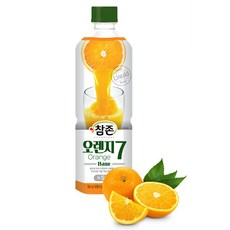 참존식품 오렌지7베이스 835ml, 1개