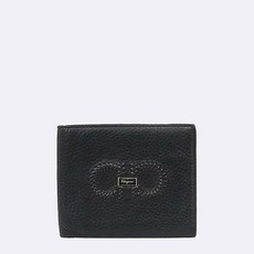 고이비토 중고명품 페라가모 블랙 레더 남성 반지갑 K8182FE