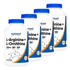 뉴트리코스트 엘 오르니틴 500mg, 180정, 4개, 180정