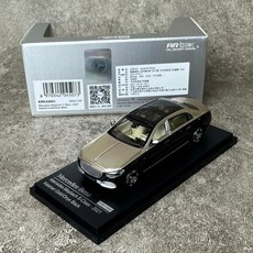 AR BOX 1:64 Mercedes-Maybach S-Class 2021 마이바흐 S 클래스 2021년 자동차 모델, 골드 앤 블랙, 1개