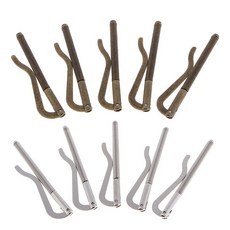 QDY 10Pcs 혼합 75mm 봄 머니 클립 바 가죽 세공 공예 클립 DIY 도구, 설명한대로