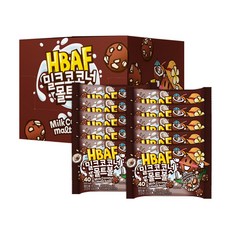 HBAF 밀크코코넛 몰트볼 40gX10봉, 상세 설명 참조, 10봉, 40g