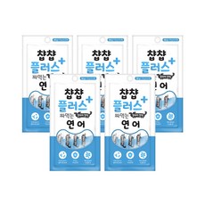 인터펫코리아 챱챱플러스 짜먹는 강아지 유산균 파우치 60g, 연어맛, 5개 - 강아지유산균60g